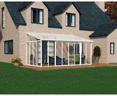 Palram Sanremo™ D’Hiver Pergola Fermée - Véranda en Kit – Structure Solarium à Monter Soi-Même – pour Un Usage Toute L’année