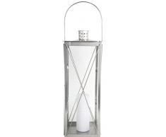 Esschert Design Lanterne de Jardin en Acier Inoxydable 50 cm