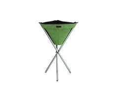 greemotion Tripott Sac de Plantation avec Support Fixe Trépied avec Cadre en Acier Inoxydable 50x45x78 cm Vert Mousse