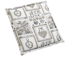 Best Multicolore STS Coussin dassise 46 x 46 x 5 cm, 4441772