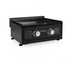 Plancha gaz Campart BA-8452 Lagos – 2 brûleurs – Plaque de cuisson en fonte