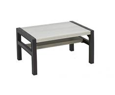 Keter Table Lounge WLF, Graphite/Brun-Gris, 85 x 63 x 44 cm, 17205234