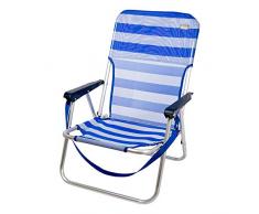 Aktive Chaise Pliante Fixe en Aluminium Marinière