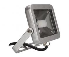 Perel Design LEDA401CW-SG Projecteur LED Argenté 10 W 19 x 6,5 x 14,5 cm