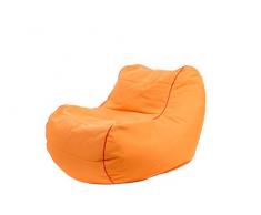 Jumbo Bag 29152-42 Fauteuil Design Chilly Bean Polyester Orange 105 x 75 x 70 cm