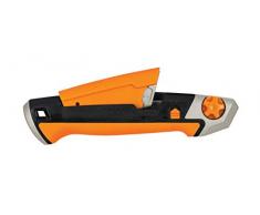 Fiskars 1027227 Cutter CarbonMax Con cuchillas quebradizas 18mm, Estándar