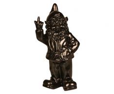 Stoobz PP 005zw 15 x 12 x 32 cm Cheeky Garden GNOME Figurine pour Maison et Jardin – Noir