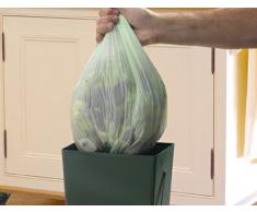 Guirlande Gal04l100 Sacs biodégradables pour bac à Compost 5 Litre – Transparent (Lot de 100)