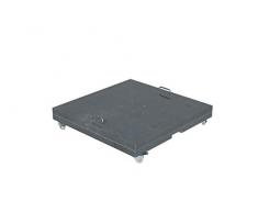 Garden Impressions Pied de Parasol, Gris Foncé Naturel