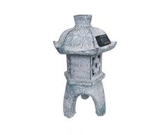 Ardoise & ‿Rose 7736235 Décoration de Jardin avec Lampe Solaire Gris