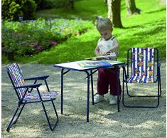 Best 35500020 Enfants de Table de Camping Bleu 60 x 40 cm