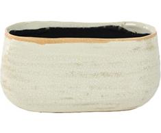 Ivyline Pot de Fleurs 136866 Como Ivoire D15 x 8 H8 – Blanc Cassé