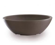 Instant Pots & Plants Ltd A546072 Delano Jardinière en Forme de Bol Ovale Cuivre Ancien 61 x 43 cm