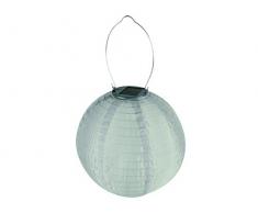 Perel 25,4 cm/25 cm Diamètre Lanterne Solaire – Blanc