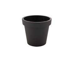 greemotion Anna Pot de Fleurs, Anthracite, Ø 25 cm
