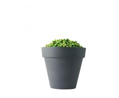 Elho Pure Round 140 - Pot De Fleurs - Anthracite - Intérieur & Extérieur - Ø 136.3 x H 123.3 cm