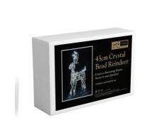 TransContinental Snowtime Renne Lumineux à Perles et Ampoules LED fonctionnant à Piles 45 cm