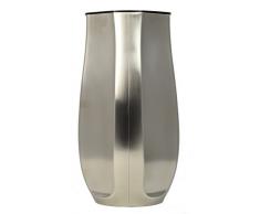 SMI 0847 Vase en tôle dacier Inoxydable Argenté