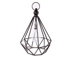 Ldk Garden Lampe Solaire en métal Noir pour terrasse