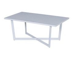 Garden Impressions Ivy Table, Blanc Mat, 110 x 62,5 x 47 cm