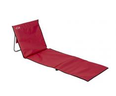 Red Mountain Tapis de Plage avec Dossier-Lota-Rouge