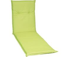 beo LI PY306 Barcelona Coussin de Chaise de Jardin imperméable Vert Clair 193 cm x Largeur 60 cm x épaisseur env. 6 cm
