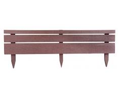 Floraworld 017255 Dakar Comfort Bordure de Jardin Rouge/Marron 92 x 3 x 32 cm