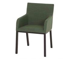 Siena Garden Ricardo Dining Fauteuil Anthracite/Vert foncé