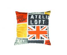 Dandler Coussin décoratif, Loft, Multicolore, 39 x 39 x 8 cm, 564386