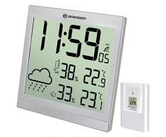 BRESSER Station météo et pendule murale TemeoTrend JC