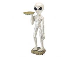 Design Toscano sculpture Roswell, le majordome extraterrestre