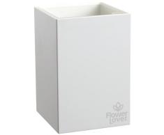 greemotion 616406 Flower Lover Cubico Pot de Fleurs Blanc 9 x 9 x 13 cm