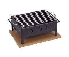 Sauvic 02906-Barbecue de Table, avec Grille Inoxydable 18/8 30 x 25 cm.