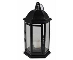 Paul Jansen Laterne aus Stahlblech Lanterne, Noir