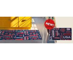 Catral 40020016 Tapis Cuisine et Couloir USA, Multicolore, 2500 x 67 x 0.5 cm