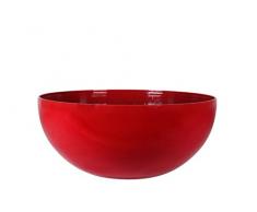 Art en Vogue Pot de Fleurs, Coupe de Fleurs Roto, Finition Brillante, Rouge, 36x17cm