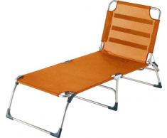 fiam 038TX AR Lit Pliant de Jardin Aluminium Orange XL/73,5 x 217 x 45 cm