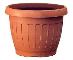 Bama Pot pour Plantes, ABS, Couleur Terre Cuite, Ø 50 cm, Terre Cuite