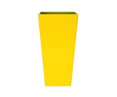 Art en Vogue Pot de Fleurs, Bac à Plante Ella, Finition Brillante, Jaune, 40x90cm