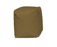 JURA TEXTILES JT118 Pouf Cube Camel, Uni