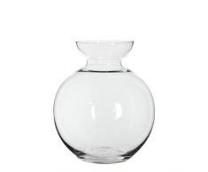 MICA Decorations 1007805 Iris Vase Transparent