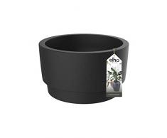 Elho Pure Grade Bol de Fleurs Noir, 47 cm