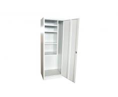 GARDEN FRIEND A1844022 Armoire Porte balais Dimensions H 180 x 49 x 61,5 cm, Gris