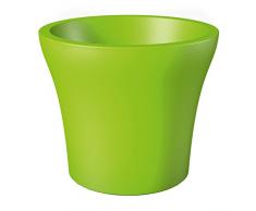 Scheurich No1 Style Pot de Fleurs Haut, Plastique, Pure Lime, Ø 35 cm, Höhe 30 cm