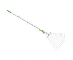 Verdemax 3923 120 cm Râteau avec poignée réglable en métal