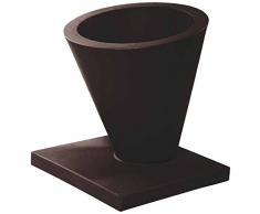 Plart Design AR1919 Vaso Ulaop 50 Pot de Fleur Moka