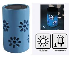 Mundus Photophore Solaire Mistral Bleu