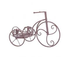 Dcasa Pot de Fleurs pour vélo Rose