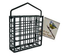 Green Jem Mangeoire à Oiseaux en Forme de Fruits Boules de Graisses/Friandises 14x4.5x19 cm Vert