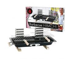 AK Sport 1370009 Hibachi Barbecue Métal Noir 43 x 25 x 18 cm